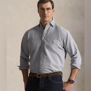 Polo by Ralph Lauren Pale Blue Oxford Button-Down Shirt